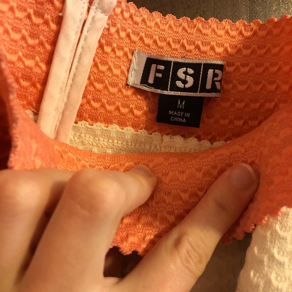 Striped coral skirt - Picture 2 of 2